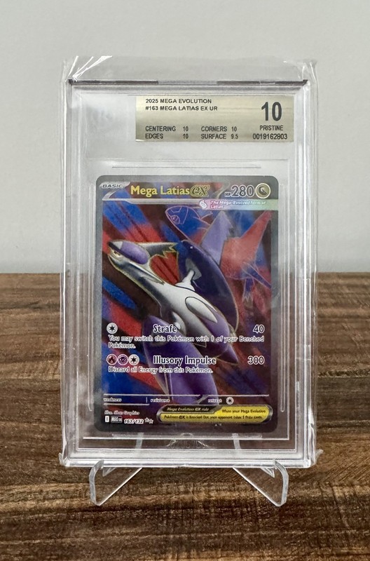 2025 Pokemon TCG Mega Evolution Mega Latias Ultra Rare #163/132 BGS Pristine 10!