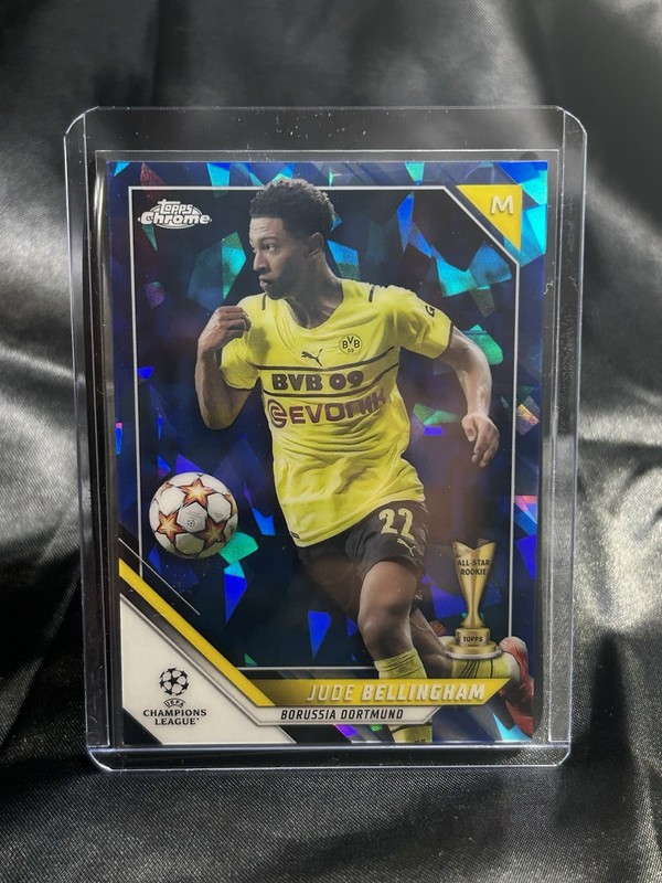 Jude Bellingham #58 2021 Topps Chrome Sapphire UEFA Champions League