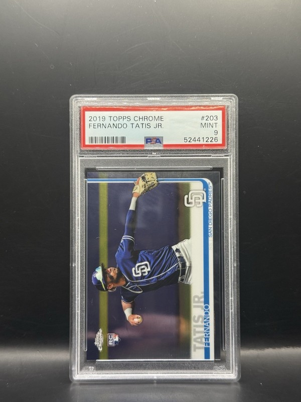 2019 Topps Chrome Fernando Tatis Jr RC #203 PSA 9 MINT 