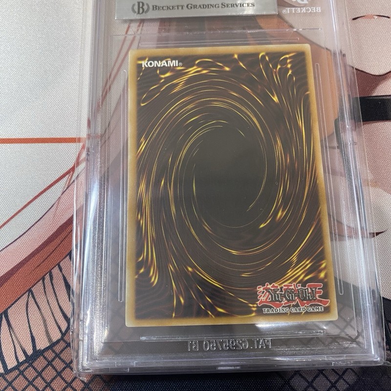 BGS 9 2010 Yu-Gi-Oh! 1st Edition Black-Winged Dragon TSHD-EN040 Ghost Rare PSA view 2