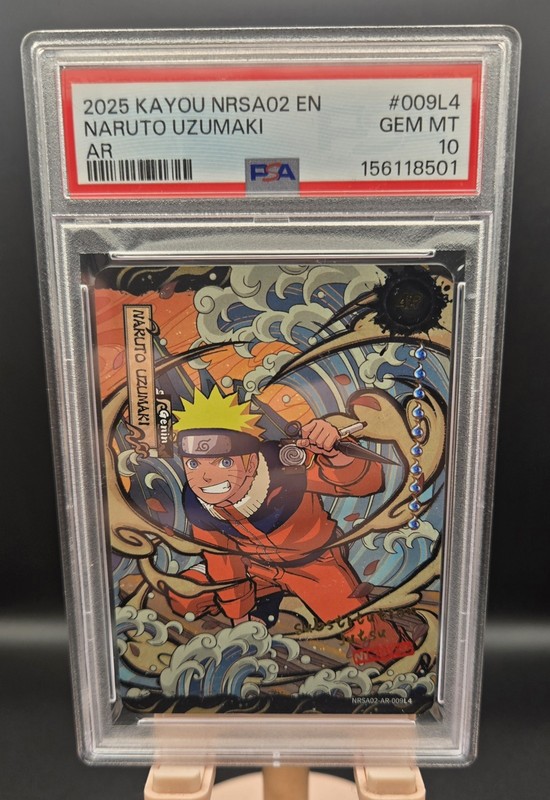 2025 kayou Naruto Uzumaki Art Rare psa 10, Pop 2!!