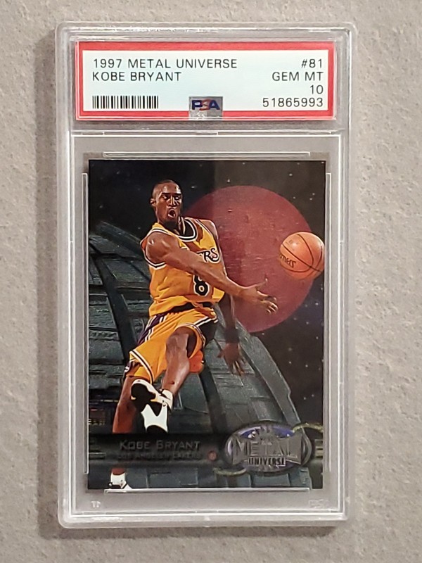 1997 Metal Universe #81 Kobe Bryant PSA 10