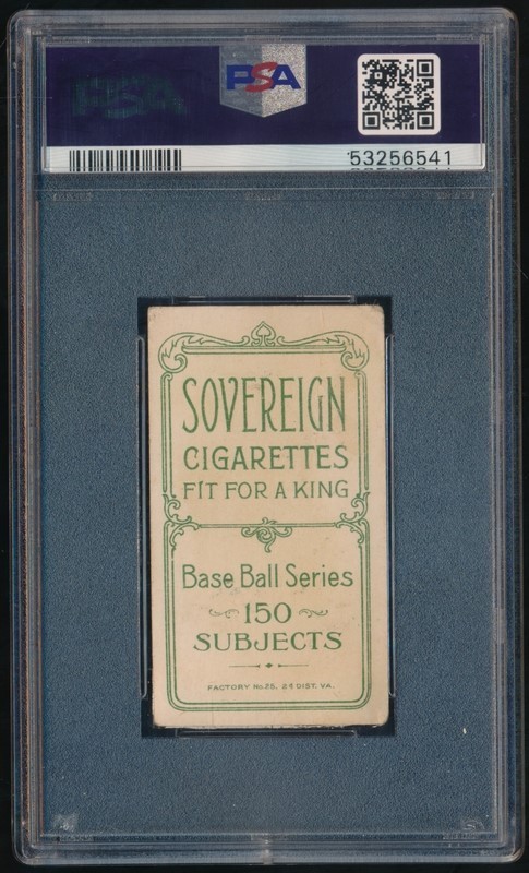 1909 T206 Cy Young Bare Hand Shows Sovereign 150 HOF PSA AUTHENTIC ALTERED view 2