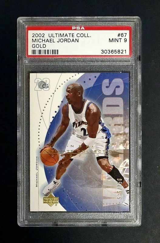 PSA 9 2002 Ultimate Collection Michael Jordan #67 exquisite card! Mint!