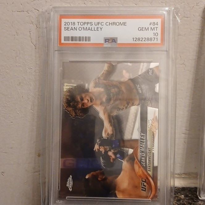 Topps 2018 Chrome UFC Sean O'Malley #84 Rookie PSA 10 Base Set