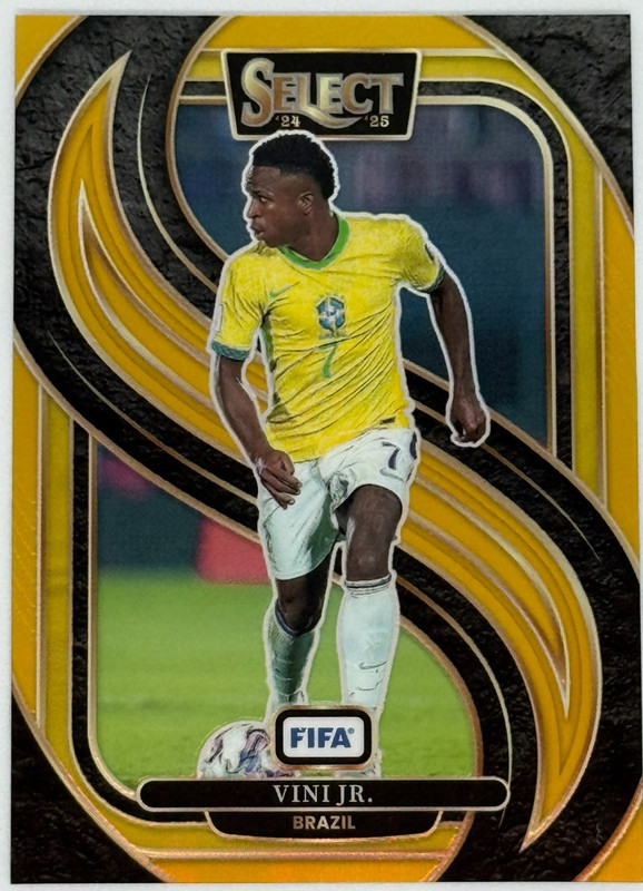 Vini Jr. - Select FIFA Soccer 2024-25 Prizm Gold 05/10