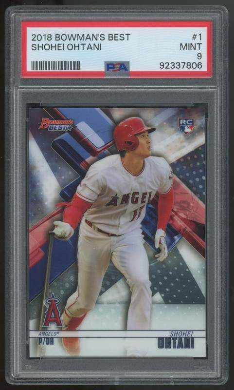 2018 Bowman's Best Shohei Ohtani RC #1 PSA 9