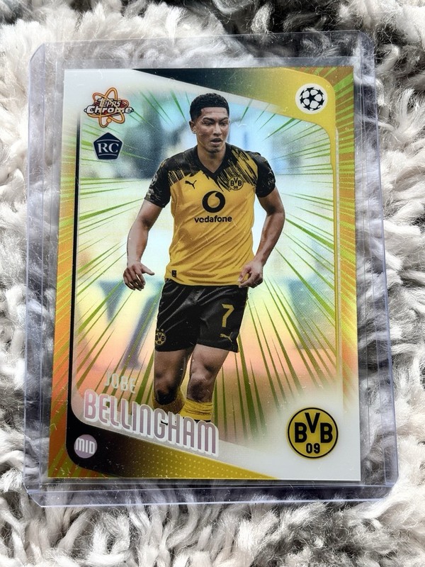 2025-26 Topps Chrome UEFA Radiating Rookies Gold Variation Jobe Bellingham RC