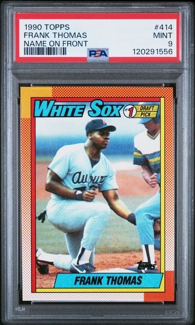 Frank Thomas 1990 Topps Rookie #414 RC PSA 9