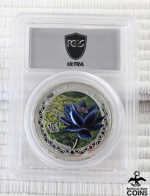 2024 Samoa Magic the Gathering: BETA BLACK LOTUS Silver 1oz Coin PCGS PR70 DCAM