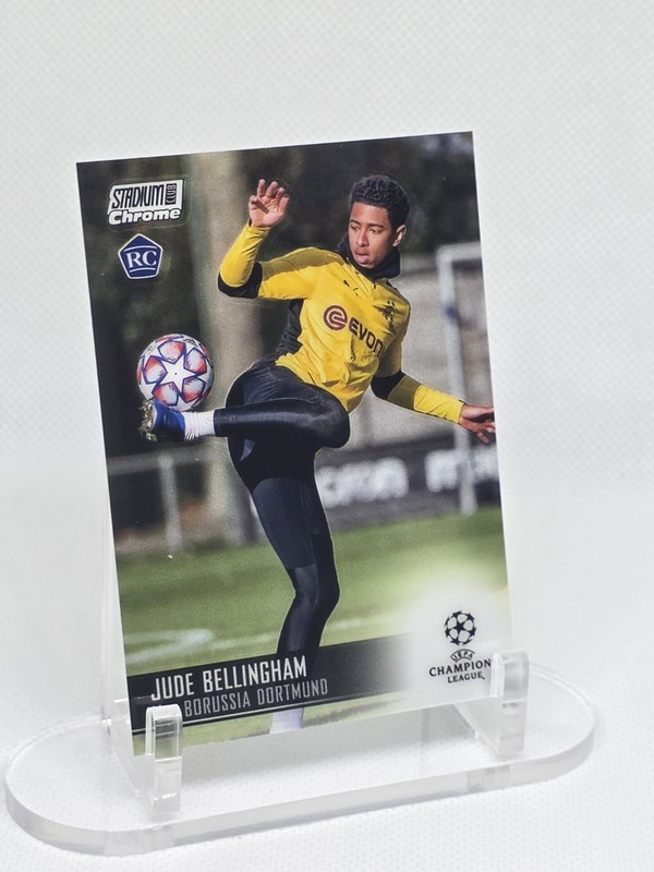 2020-21 Topps Stadium Club Chrome Jude Bellingham RC Borussia Dortmund Rookie