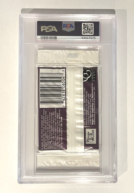 MTG The Dark Sealed Booster Pack - PSA 10 - GEM MINT - Vintage view 2