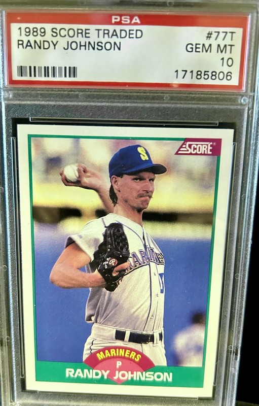 Randy Johnson 1989 Score Traded #72T Rookie PSA 10 Gem MT