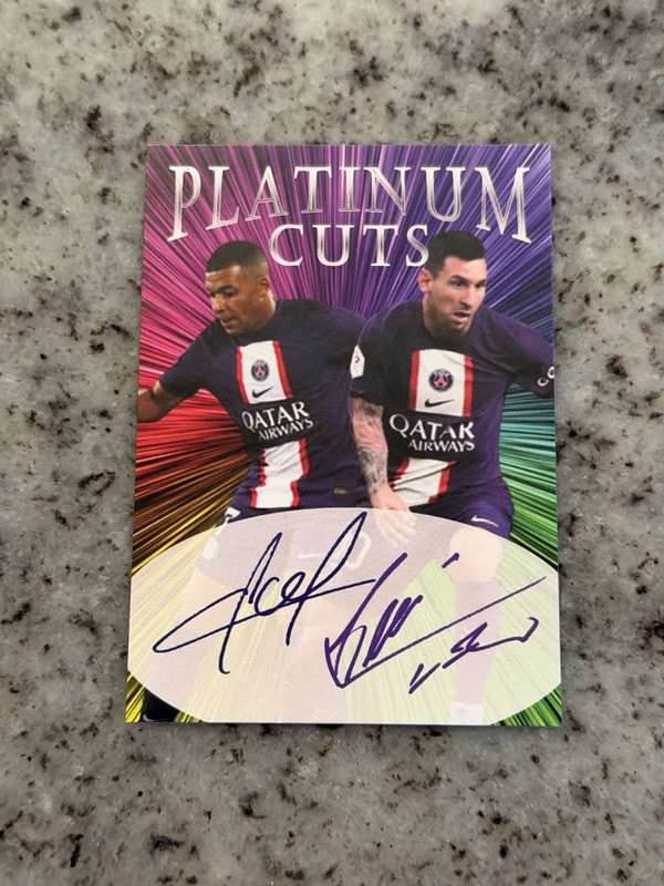 PSG  Soccer  Dual Cuts  Lionel Messi & Kylian Mbappe Limited Edition/1000