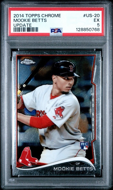 2014 Topps Chrome Update - Mookie Betts #US-20 PSA 5