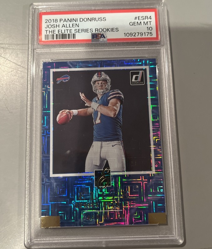 2018 PANINI DONRUSS THE ELITE SERIES ROOKIES JOSH ALLEN - PSA 10