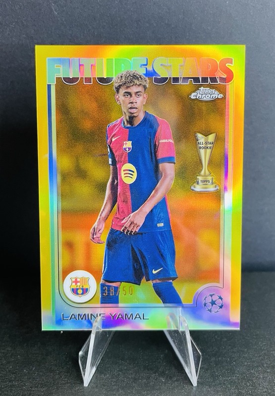 2024 Topps Chrome Lamine Yamal Future Stars Gold /50