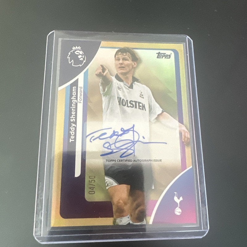 2026 Topps Premier League Teddy Sheringham Auto /50