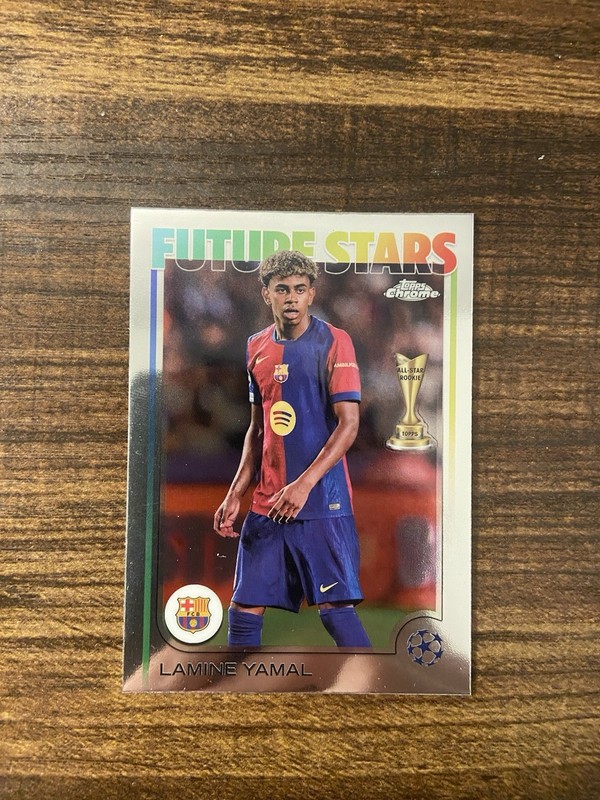 2024-25 Topps Uefa Club Competitions - Future Stars Lamine Yamal #27 Rookie RC