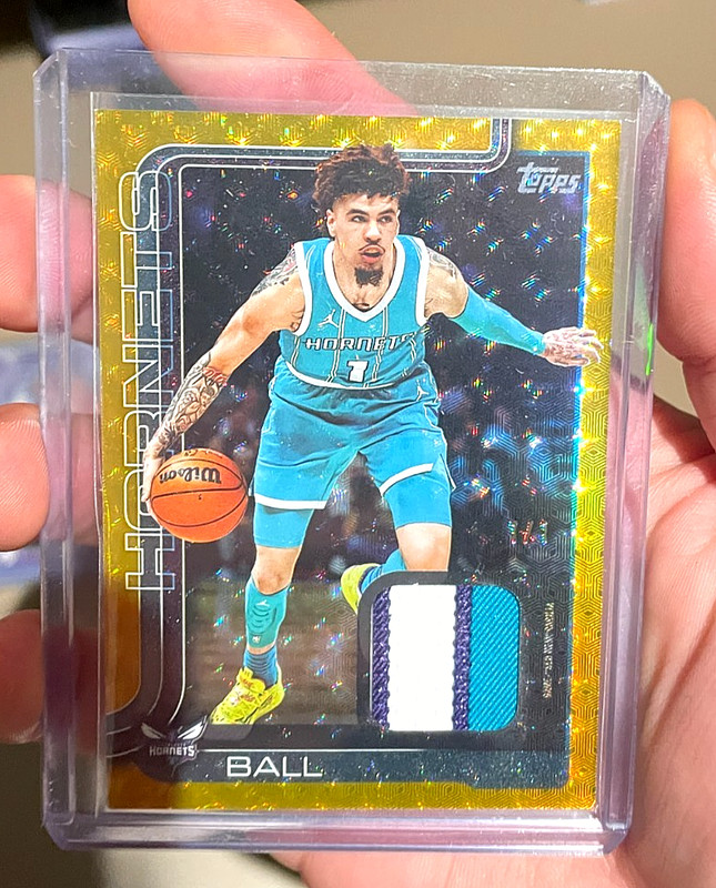 2025-26 Topps LaMelo Ball 1/1 Foilfractor Flagship RealOne Relics One of One GEM