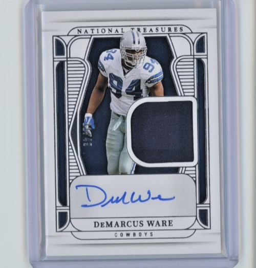 2024 Panini National Treasures PATCH AUTO #/49 DeMarcus Ware Cowboys