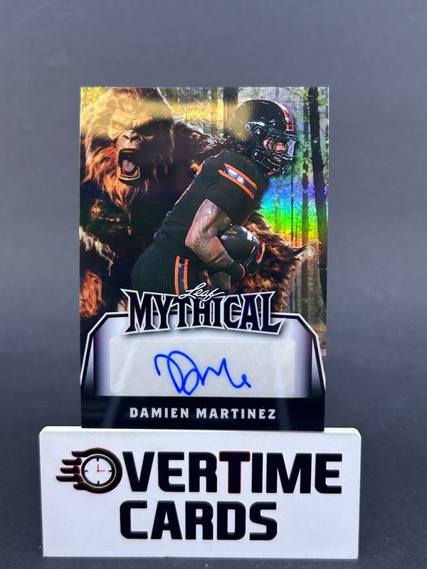 2025 Leaf Eclectic Damien Martinez Mythical King Kong Gold One of One Auto 1/1
