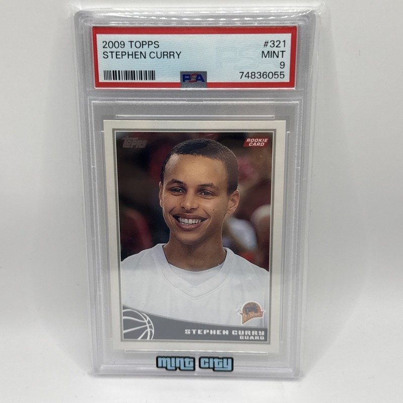 Stephen Curry 2009-10 Topps Rookie Card #321 PSA 9