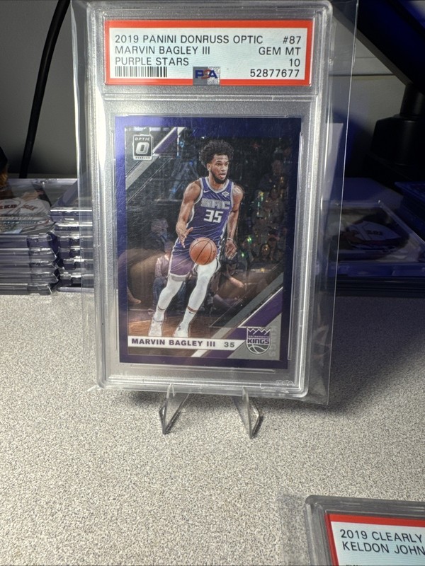 2019-20 Panini Donruss Optic - Marvin Bagley III #87 Purple Stars /29 PSA 10