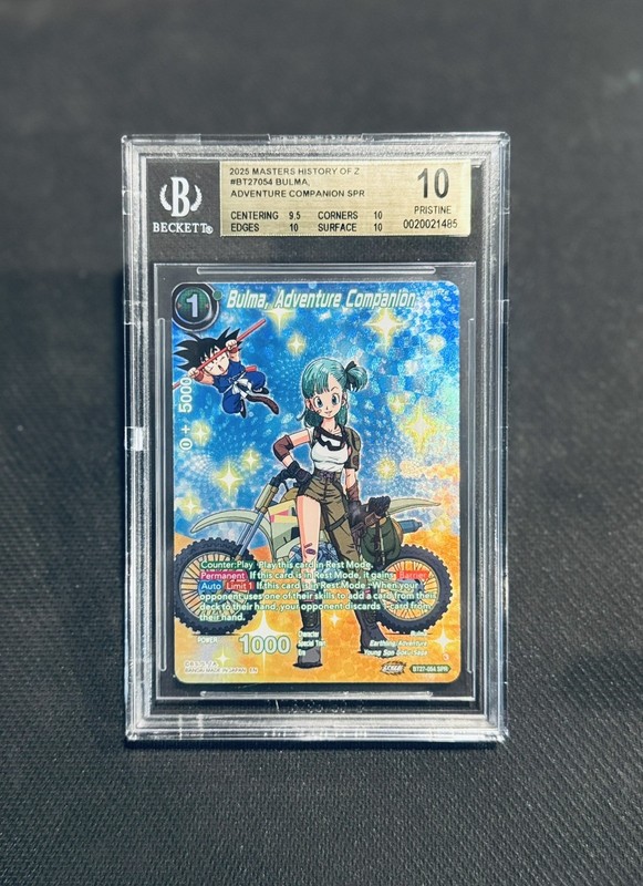 Dragon Ball Super Bulma Adventure Companion BT27-054 SPR- History of Z BGS 10