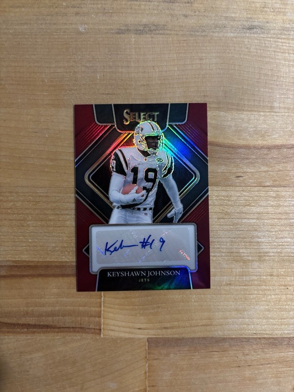 Psa 10 2021 Panini Select Keyshawn Johnson Auto Prizm Maroon 1/75 First On Print