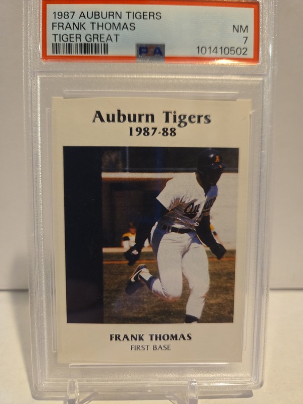 1987-88 Mcdag Auburn Tigers - Frank Thomas PSA 7 view 1