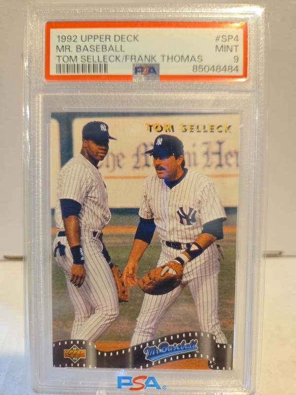 1992 Upper Deck MR. Baseball Tom Sellec/Frank Thomas #SP4 PSA 9