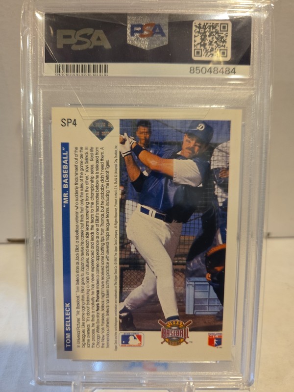 1992 Upper Deck MR. Baseball Tom Sellec/Frank Thomas #SP4 PSA 9 view 2