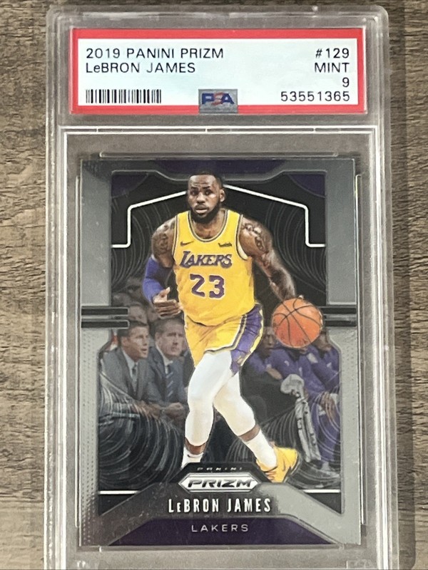 2019-20 Panini Prizm - LeBron James Los Angeles Lakers #129 PSA 9