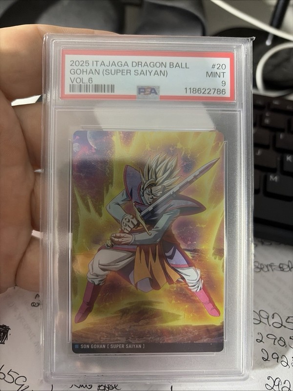2025 ITAJAGA DRAGON BALL VOL.6 #20 GOHAN (SUPER SAIYAN) PSA9 POP 2 view 2