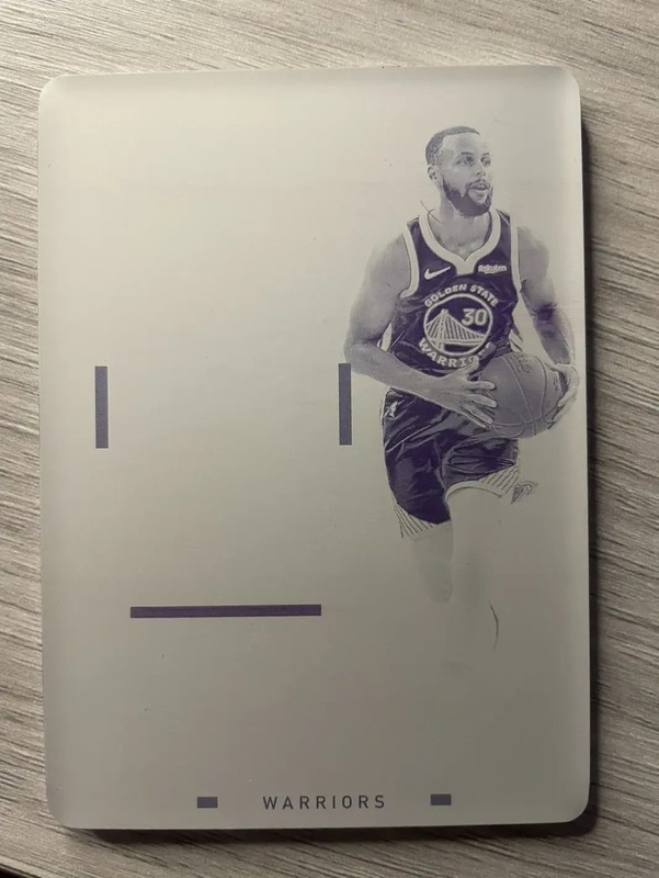 2020-21 Panini Flawless Logoman Auto Plate Magenta Stephen Curry 1/1 QC80 QC80