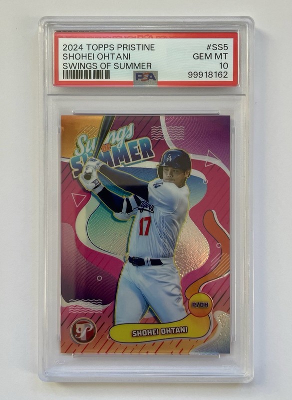 2024 Topps Pristine Shohei Ohtani Swings of Summer #SS-5 LA Dodgers PSA 10