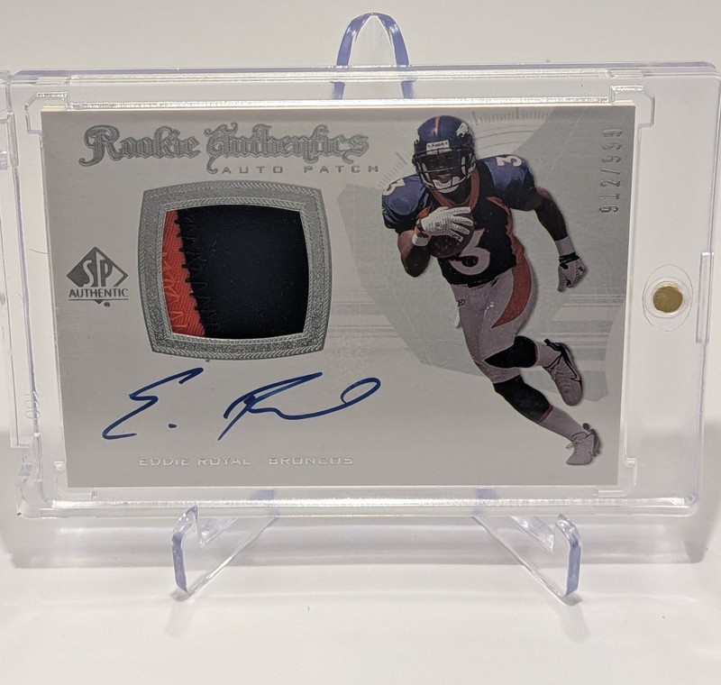 2008 SP Authentic - Rookie Authentics Auto Patch Eddie Royal #281 912/999 