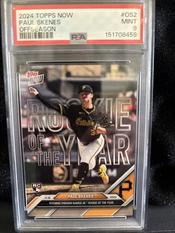 2024 Topps Now - Off-Season Award Winners Paul Skenes #OS-2 /43593 (RC)