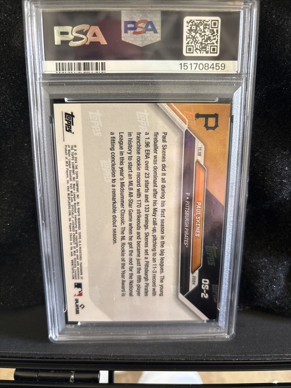 2024 Topps Now - Off-Season Award Winners Paul Skenes #OS-2 /43593 (RC) view 2