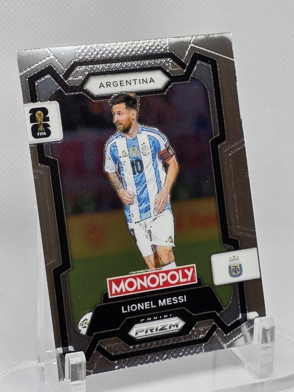 2026 Panini Prizm Monopoly Lionel Messi Argentina FIFA World Cup #1 Soccer