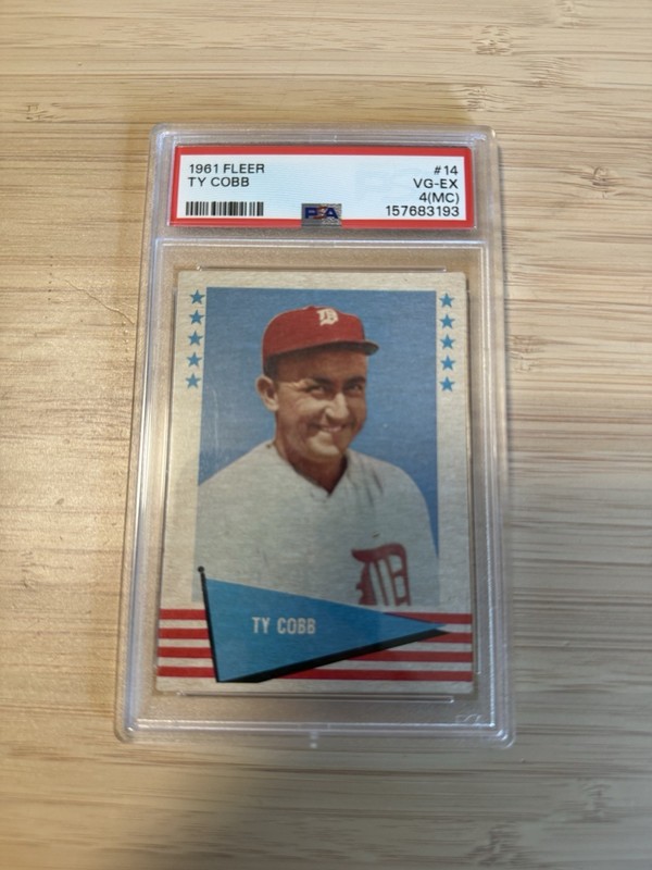 1961 Fleer Baseball Greats - Ty Cobb #14 Psa 4(MC)