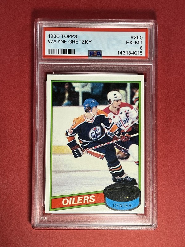 1980 Topps #250 Wayne Gretzky PSA 6 EX-MT