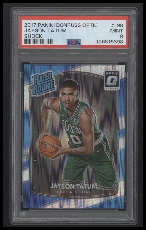 2017-18 Panini Donruss Optic - Rated Rookie Jayson Tatum #198 Shock (RC).