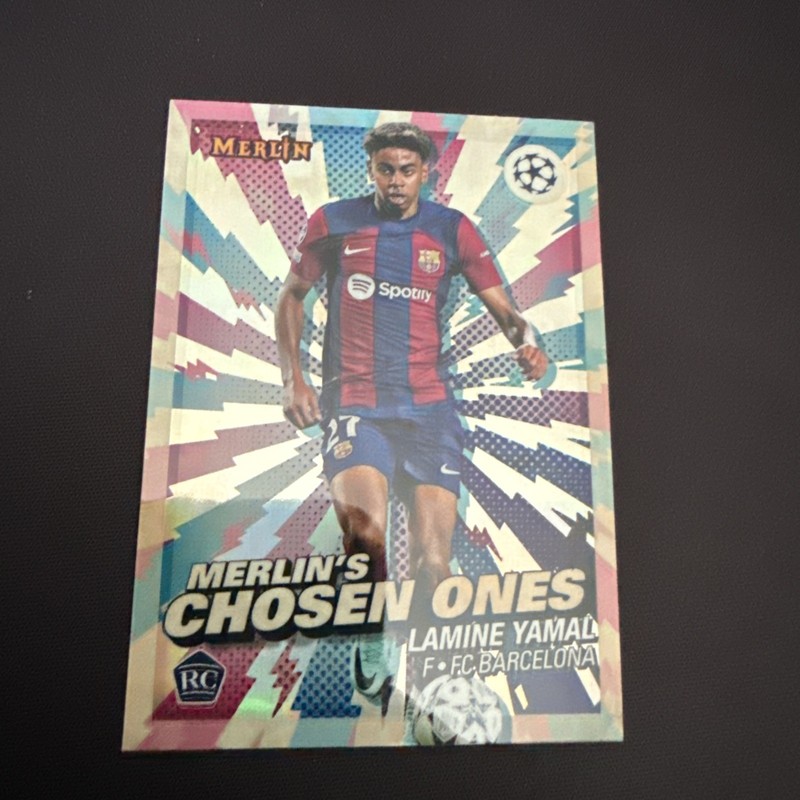 2023-24 Topps Merlin UEFA Lamine Yamal RC Rookie Merlin's Chosen Ones (A)
