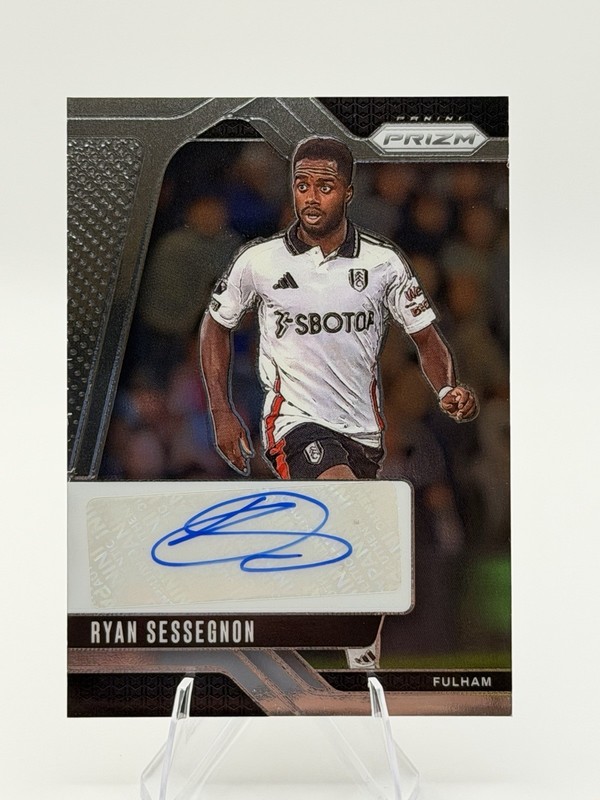 2024-25 Panini Prizm Premier League Signatures Ryan Sessegnon #S-RS Auto view 1