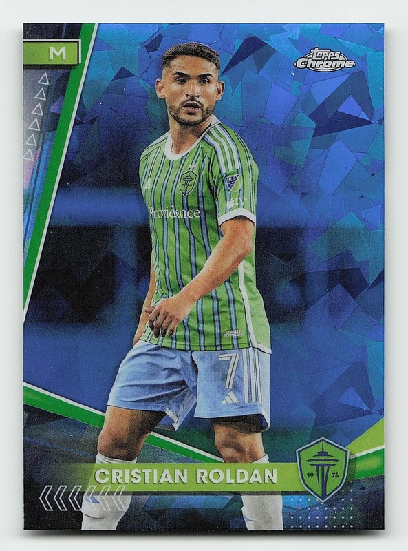 2024 Topps Chrome Sapphire Edition MLS #124 Cristian Roldan