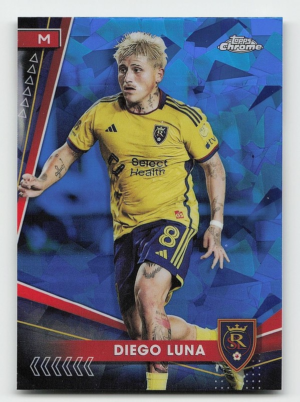 2024 Topps Chrome Sapphire Edition MLS #84 Diego Luna view 1