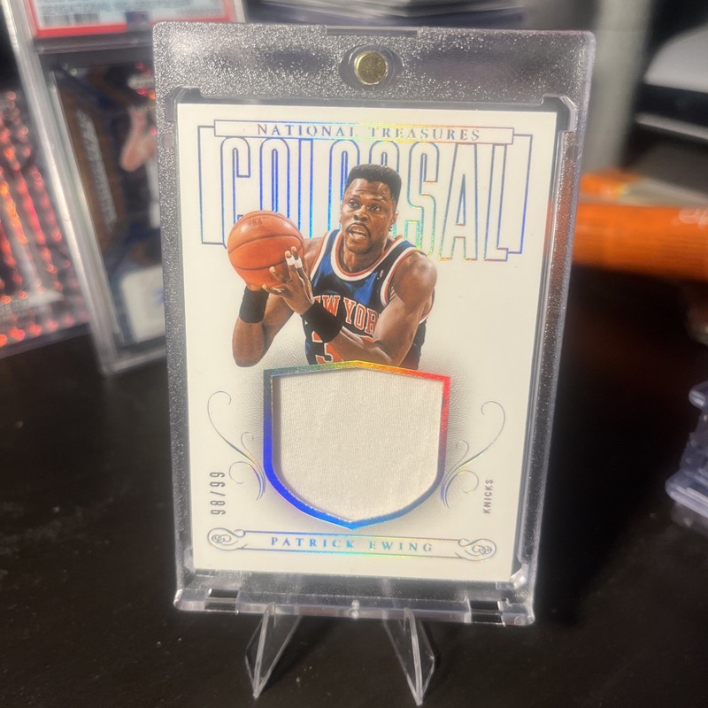 2013-14 Panini National Treasures Colossal Patch /99 Patrick Ewing 14 Game Used