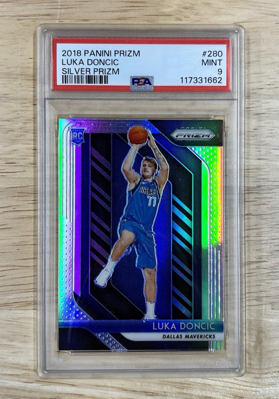 Luka Doncic 2018-19 Panini Prizm Silver Prizm #280 (RC) PSA 9